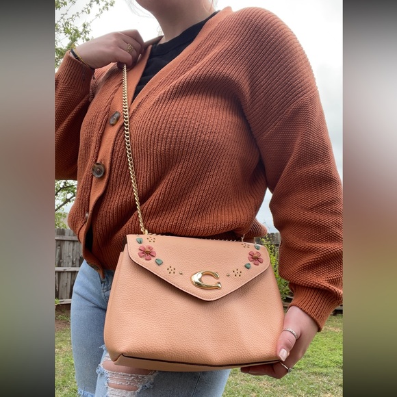 Coach Bags Coach Floral Whipstitch Tammie Shoulder Bag Poshmark